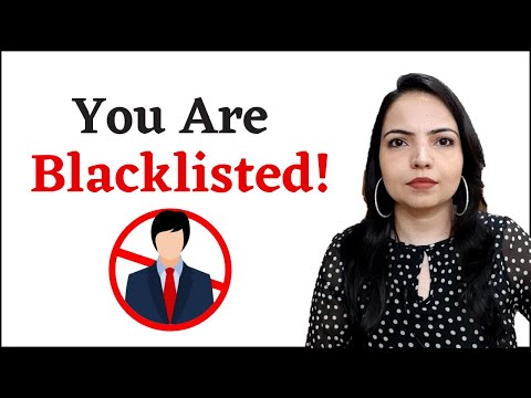 HR Explains- Reasons Why Companies Blacklists ❌ Employees &amp; Candidates ?