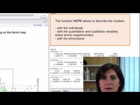 Clustering with FactoMineR