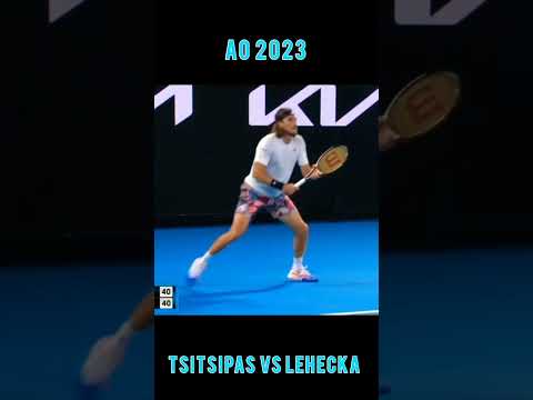 Stefanos Tsitsipas Vs Jiri Lehecka AO 2023 #tsitsipas #viral #shortvideo #viralshorts