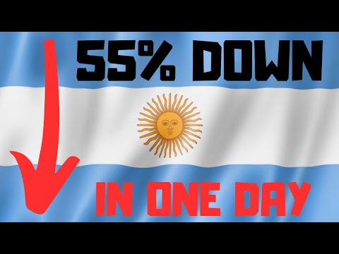 Argentina Stock Market Crash - Second Largest DAILY CRASH IN HISTORY!!!!