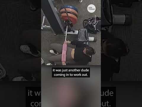 Brave woman fights off male attacker while alone at gym #Shorts