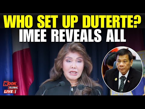 Imee Marcos LIVE: Duterte Arrest Plot Exposed | Shocking Claims Rock Philippines | Sara Duterte News