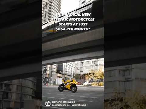 Radical New Electric Motorcycle