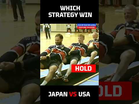 Who Wins This Tug-of-War War? 💥 💥USA or Japan? 🇺🇸🇯🇵 ! 😅😅 #tugofwar #shorts #squidgame