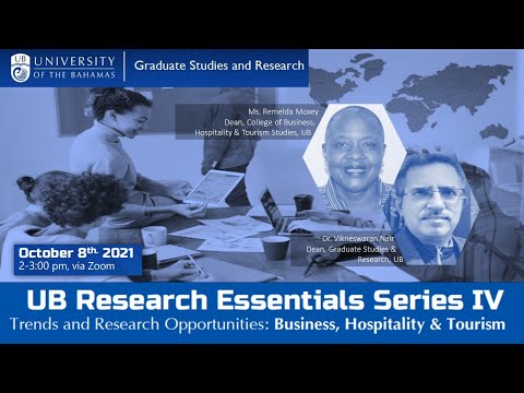 Research Essential Series IV - Trends and Research Opportunities in Business, Hospitality &amp; Tourism