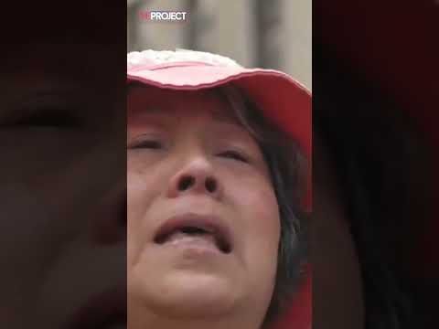 Donald Trump supporters spotted crying outside court following prosecution