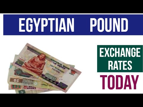 Today Egyptian Pound EGP Exchange Rates EGYPT CURRENCY