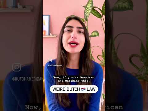 WEIRD Dutch Law!! This is the Netherlands.