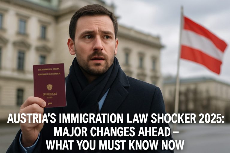 Austria’s Immigration Law Shocker 2025: Major Changes Ahead – What You Must Know Now