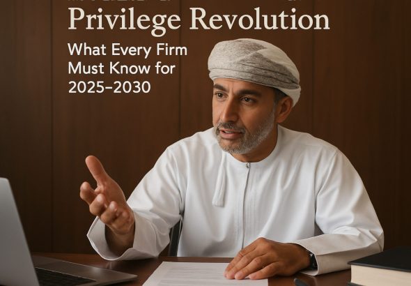 Oman’s Professional Privilege Revolution: What Every Firm Must Know for 2025–2030