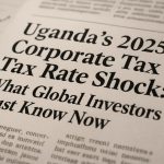Uganda’s 2025 Corporate Tax Rate Shock: What Global Investors Must Know Now