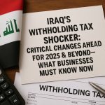 Iraq’s Withholding Tax Shocker: Critical Changes Ahead for 2025 & Beyond—What Businesses Must Know Now