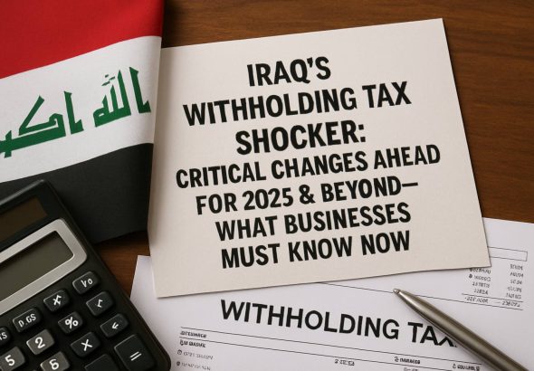 Iraq’s Withholding Tax Shocker: Critical Changes Ahead for 2025 & Beyond—What Businesses Must Know Now