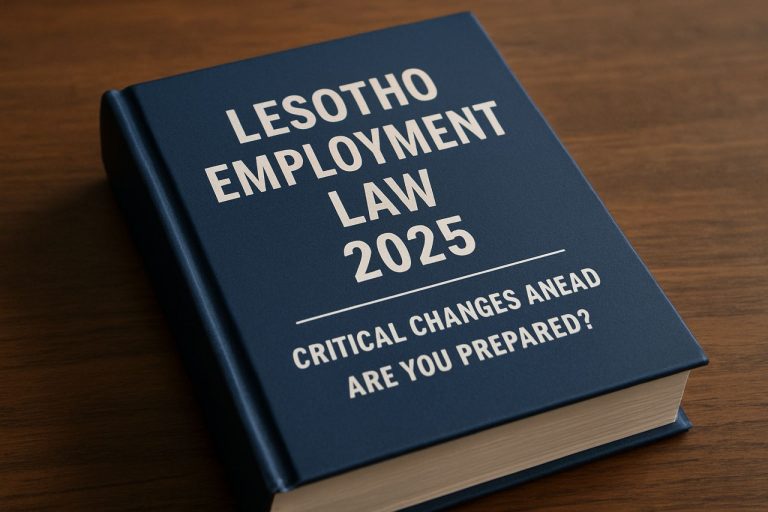 Lesotho Employment Law 2025: Critical Changes Ahead—Are You Prepared?