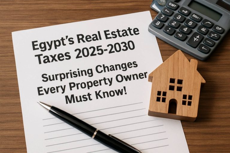 Egypt’s Real Estate Taxes 2025–2030: Surprising Changes Every Property Owner Must Know