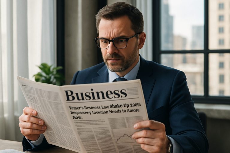 Yemen’s Business Law Shake-Up 2025: What Every Investor Needs to Know Now
