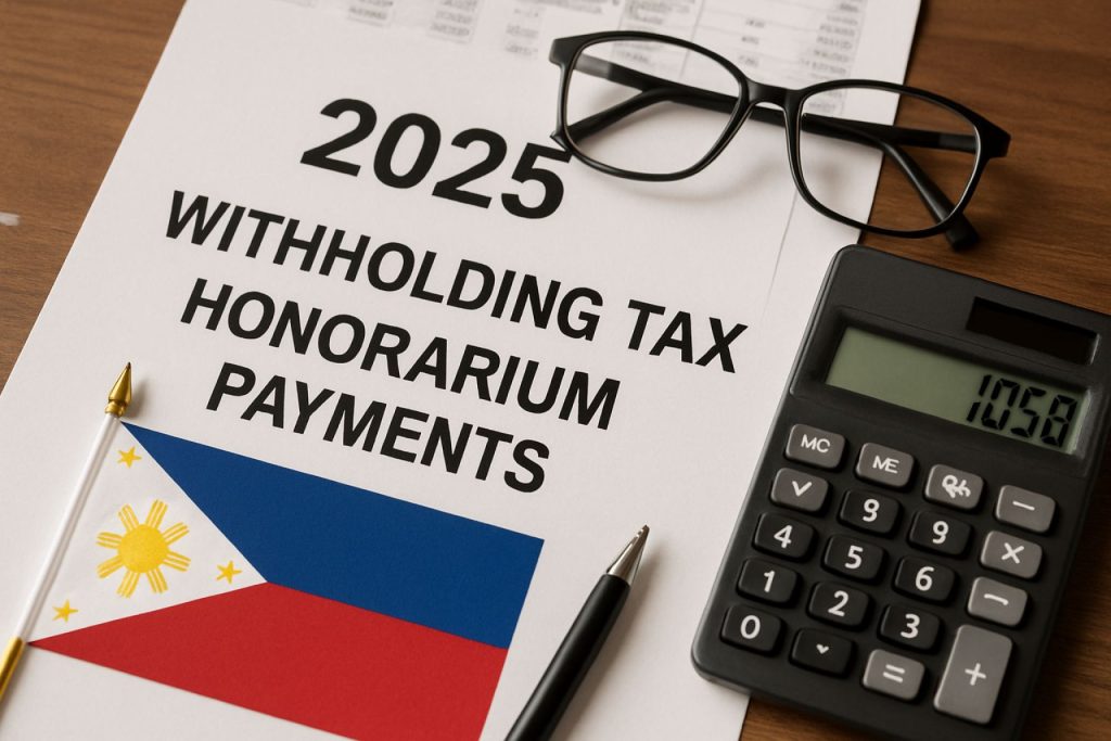 2025 Withholding Tax on Honorarium Payments in the Philippines: Key Rate Changes & Compliance Trends 2025 Withholding Tax on Honorarium Payments in the Philippines: Key Rate Changes & Compliance Trends